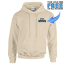 GD057 Guildan Workwear Printed Hoody - Personalised Work Hoodie