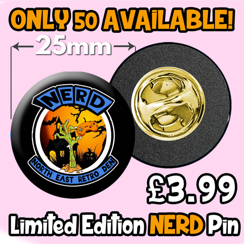 NERD Halloween Pin Badge