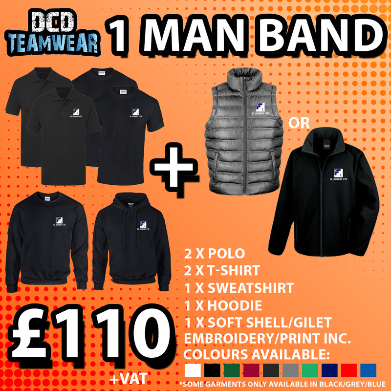 1 Man Band DCD Teamwear Workwear Bundle
