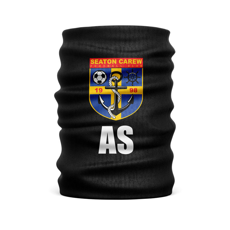 Seaton Carew FC Team Club Snood - Black Badge