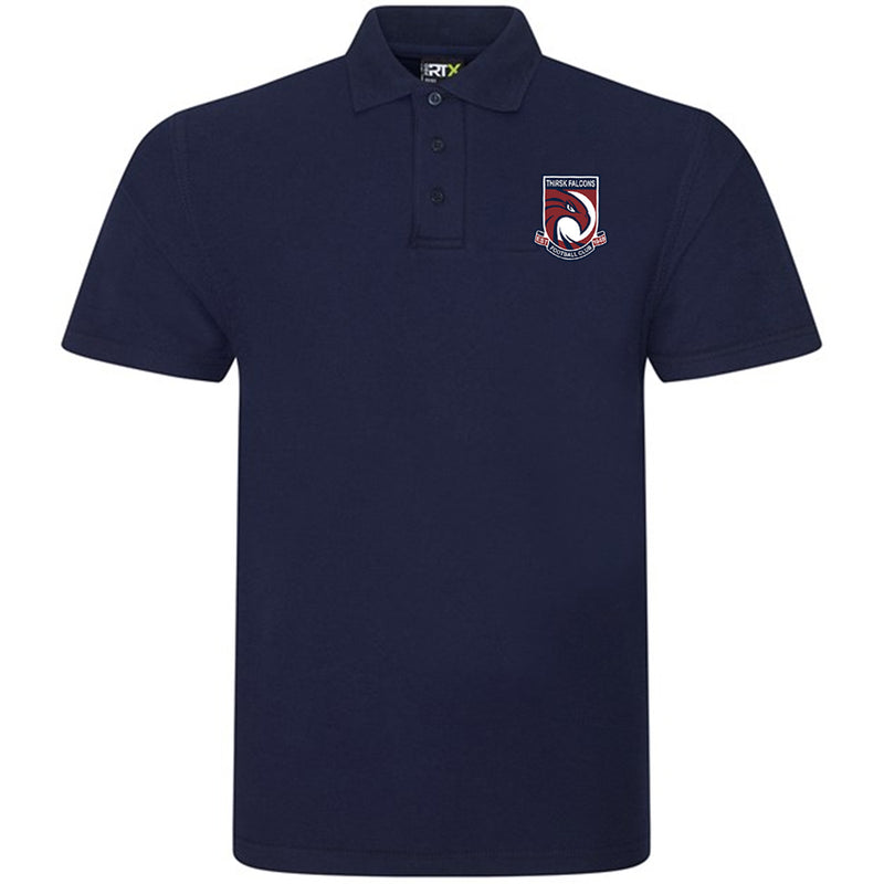 Thirsk Falcons RX101 Players Navy Polo - ADULTS