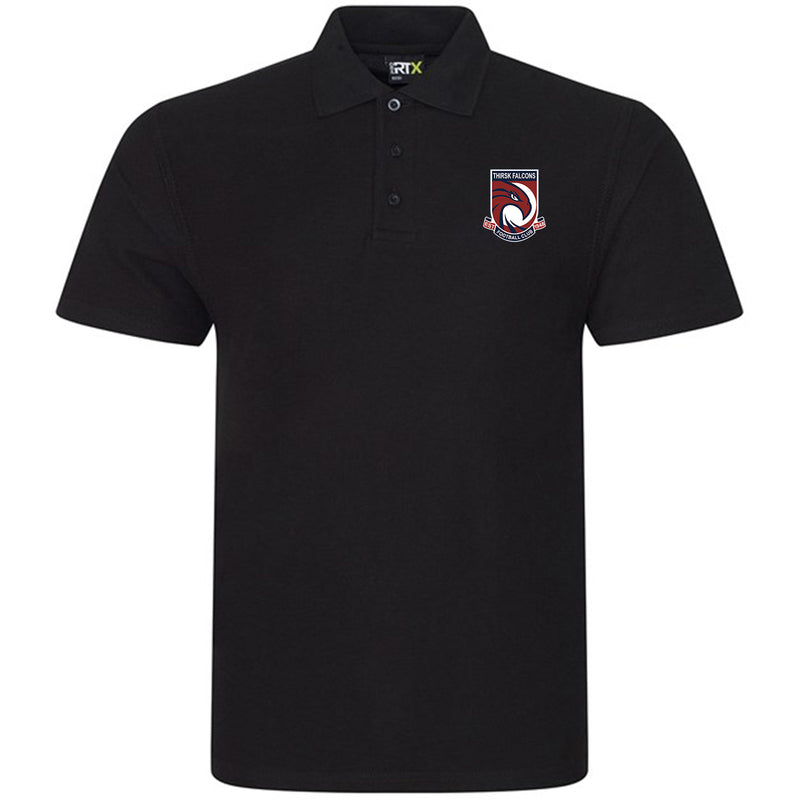Thirsk Falcons RX101 Coaches Black Polo - ADULTS