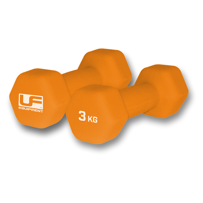 Urban Fitness Hex Dumbbells - Neoprene Covered (Pair)