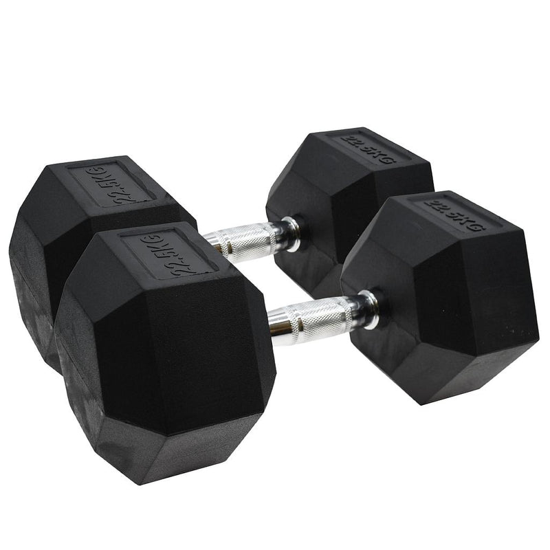 Cougar Thor Hex Dumbbells - Rubber Coated (Pair)