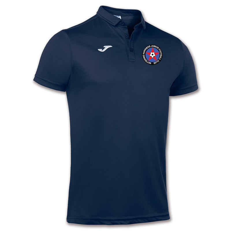 Wittering Harriers FC Junior Hobby Polo Shirt Adults BLUE