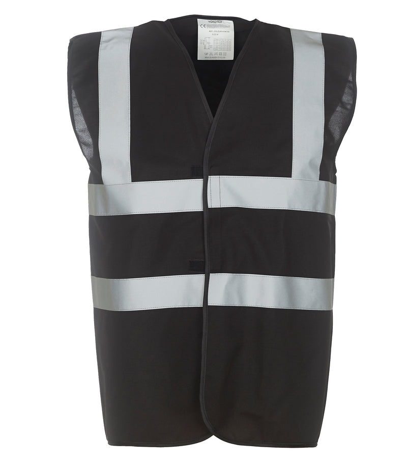 Hi-vis 2-band-and-braces waistcoat (HVW100) - Your Custom Logo