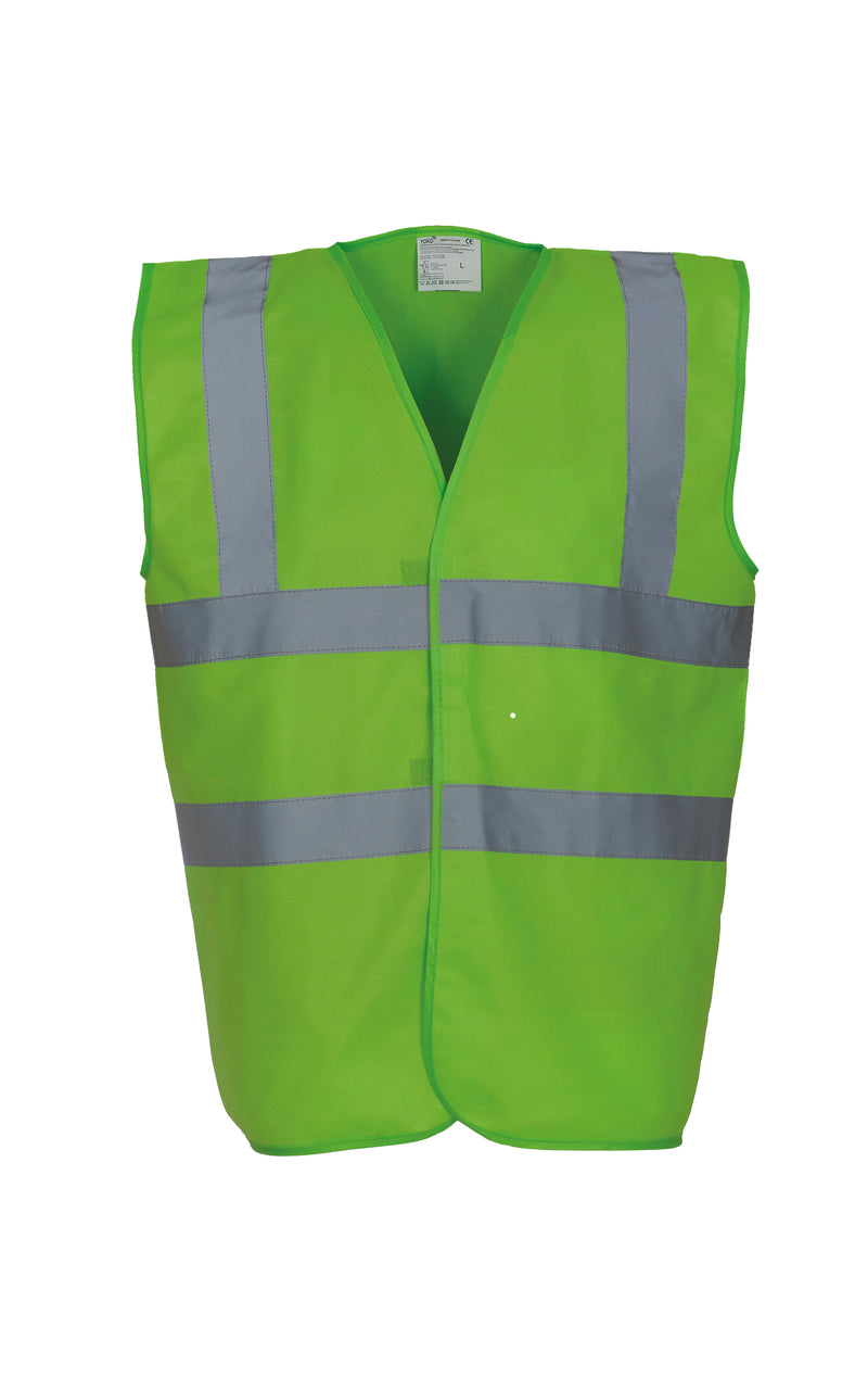 Hi-vis 2-band-and-braces waistcoat (HVW100) - Your Custom Logo