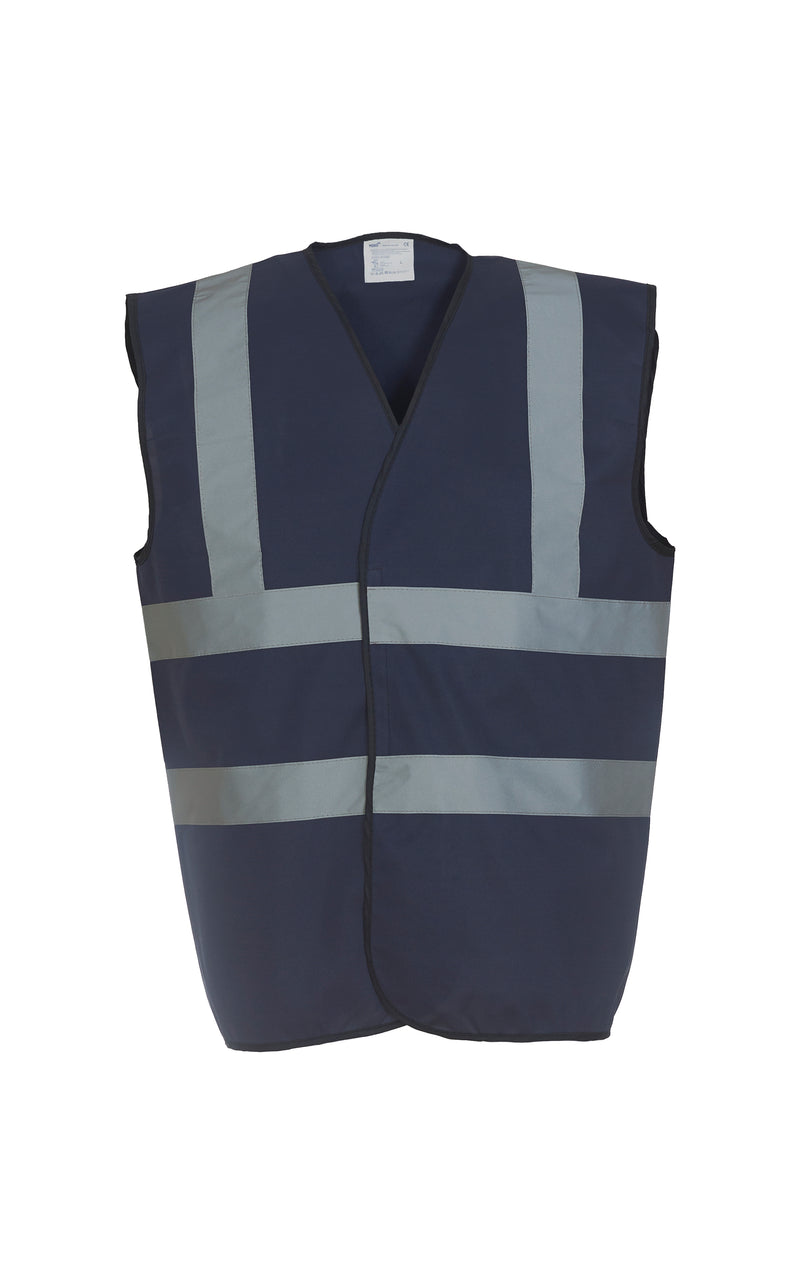 Hi-vis 2-band-and-braces waistcoat (HVW100) - Your Custom Logo