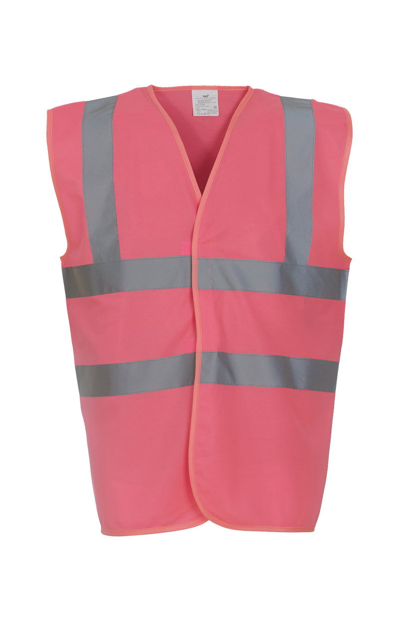 Hi-vis 2-band-and-braces waistcoat (HVW100) - Your Custom Logo