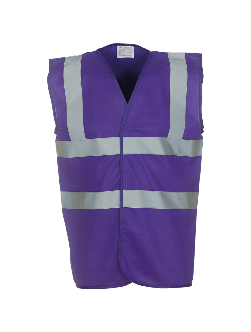 Hi-vis 2-band-and-braces waistcoat (HVW100) - Your Custom Logo