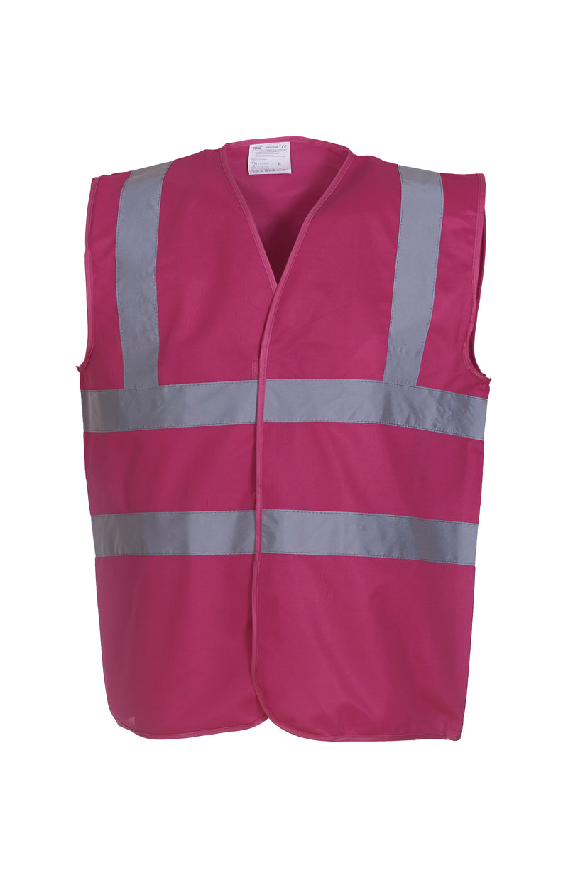 Hi-vis 2-band-and-braces waistcoat (HVW100) - Your Custom Logo