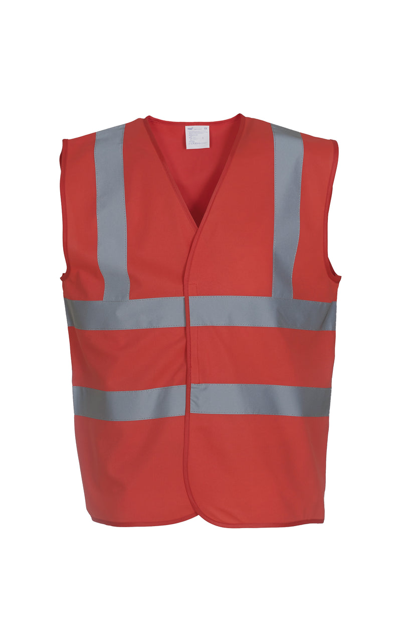 Hi-vis 2-band-and-braces waistcoat (HVW100) - Your Custom Logo