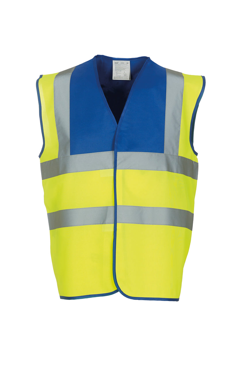 Hi-vis 2-band-and-braces waistcoat (HVW100) - Your Custom Logo