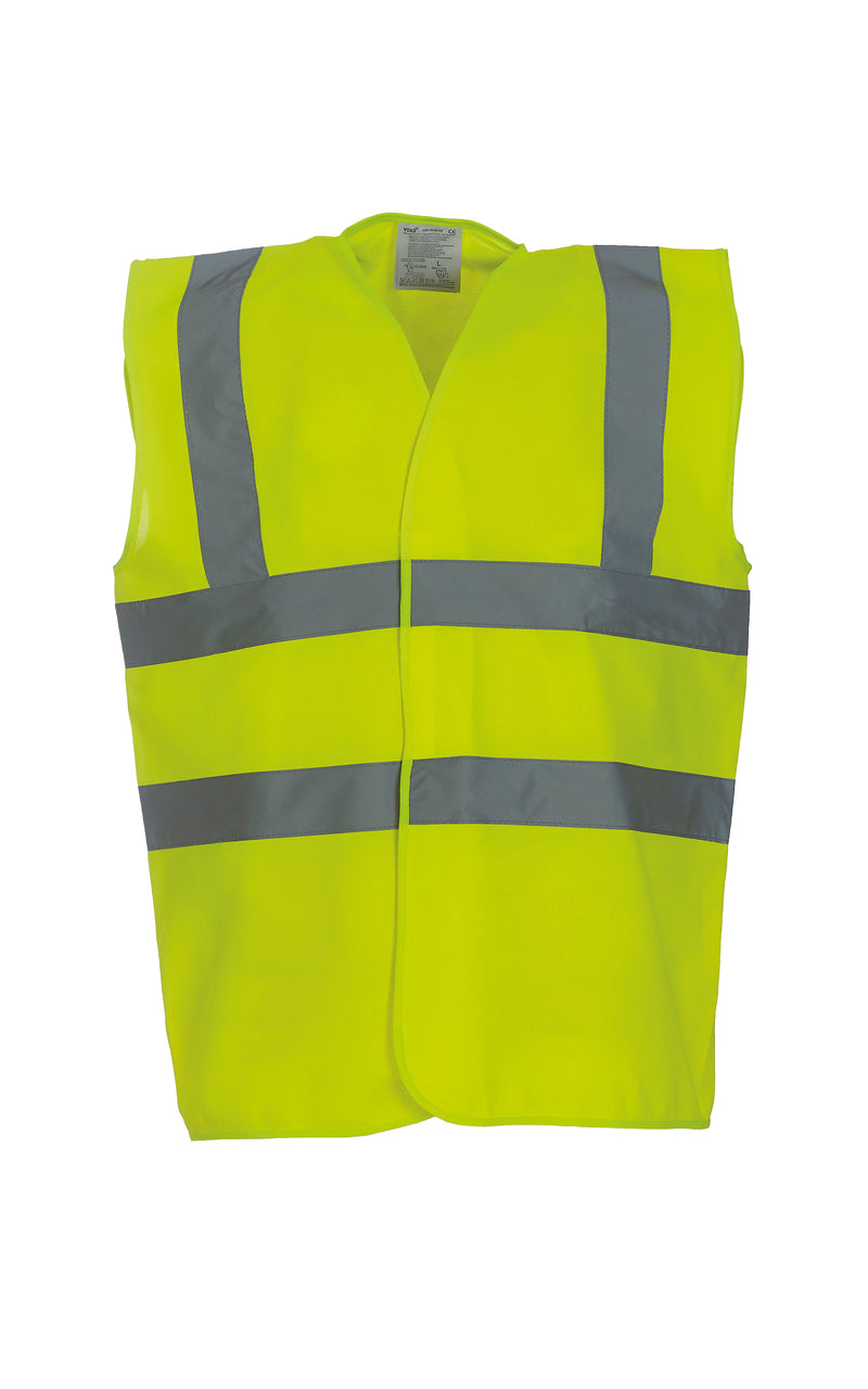 Hi-vis 2-band-and-braces waistcoat (HVW100) - Your Custom Logo