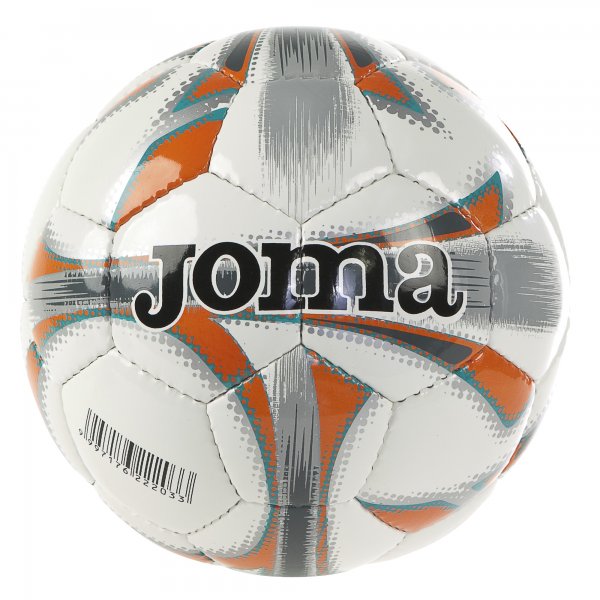 Joma Dali Soccer Ball White-Orange Size 4