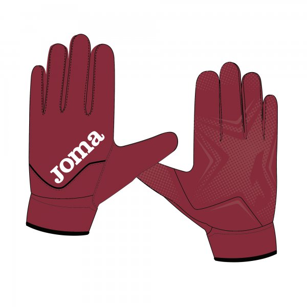 Joma Football Glove Burgundy