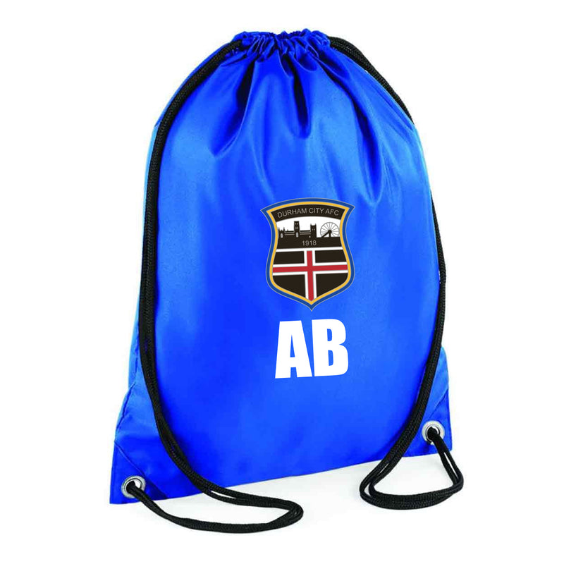 Official Durham City AFC BG005 Gymsac Black