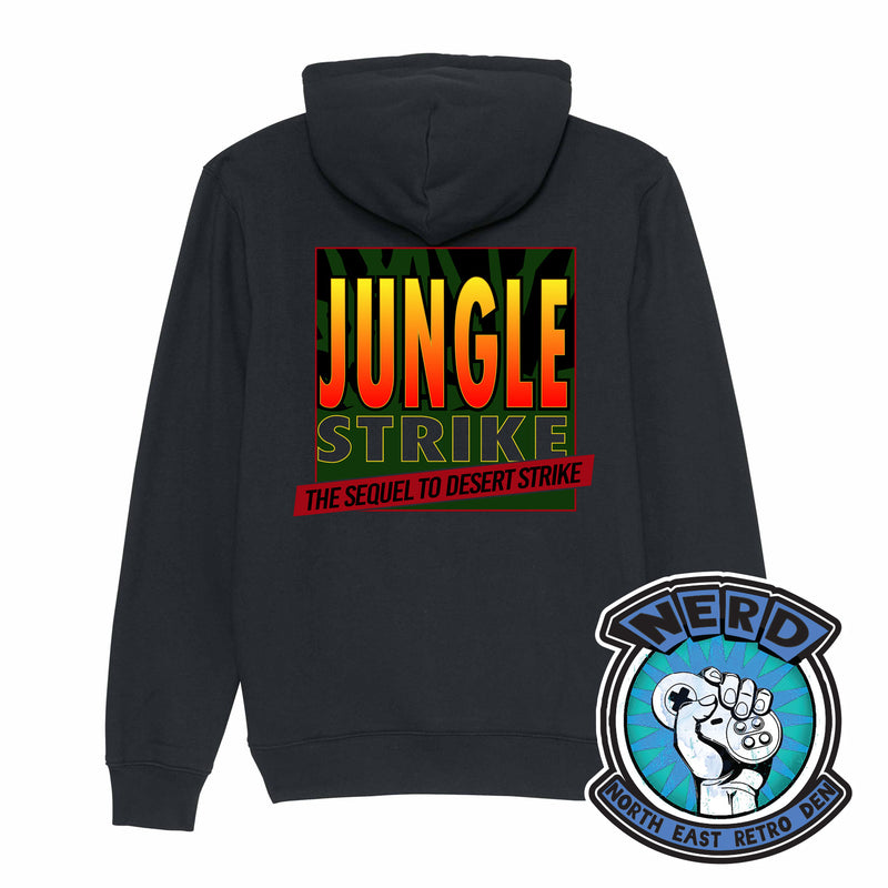 Official NERD Jungle Strike Black Hoody