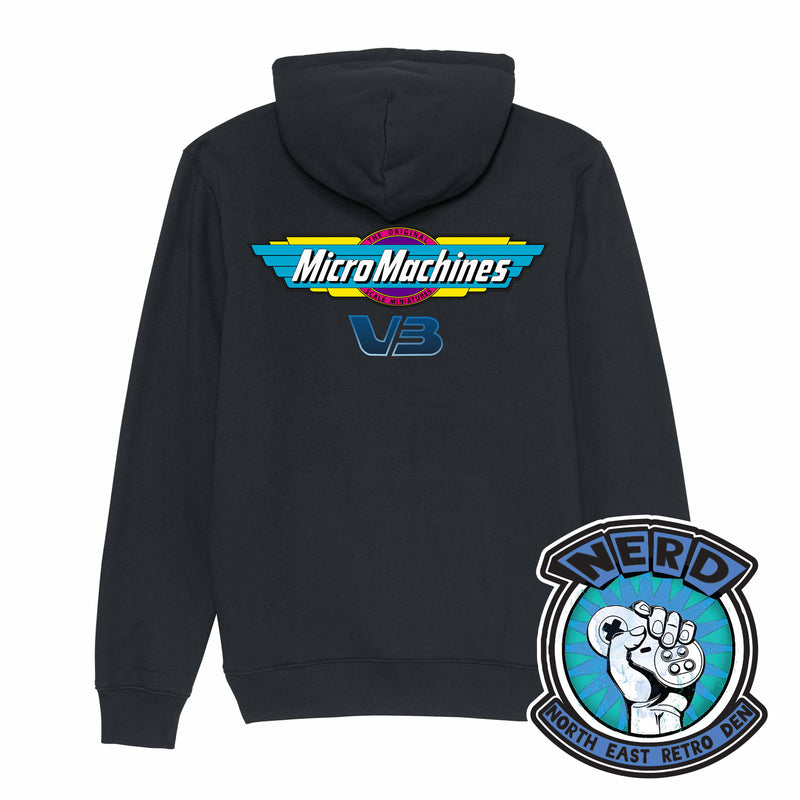 Official NERD Micro Machines Black Hoody
