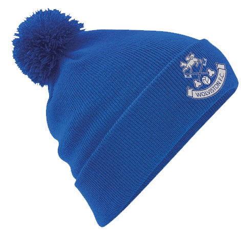 Wolviston Bobble Hat Blue